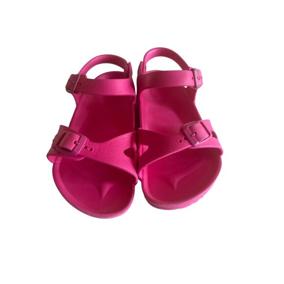 Birkenstock Kids EVA Pink Sandals With Adjustable Straps - Size 32 EU / 1 US - Picture 1 of 5